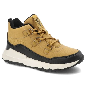 Beżowe Botki Big Star Modne Buty Dziecięce