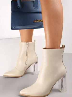 Beżowe Botki Caedence