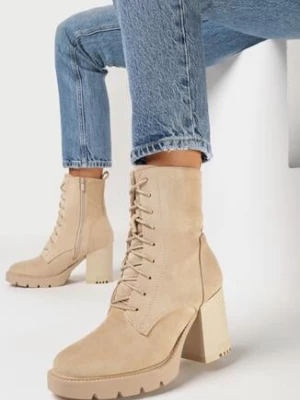 Beżowe Botki Ophelie