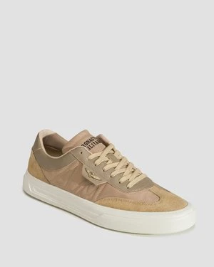 Beżowe buty męskie Aeronautica Militare