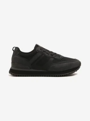 Beżowe Buty Sportowe Sneakersy na Podeszwie z Tłoczeniami Elanoveia