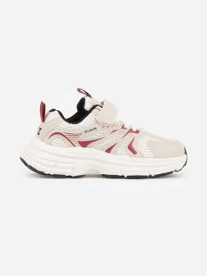 Beżowe Buty Sportowe Sneakersy Ozdobione Napisami Aniriope tom.m