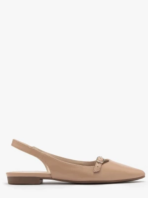 Zdjęcie produktu Beżowe czółenka slingback ZOE Ryłko