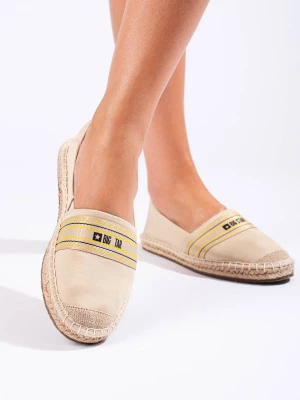 Beżowe damskie espadryle BIG STAR LL274895 Big star shoes