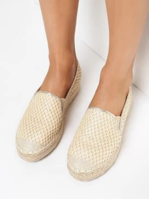 Beżowe Espadryle Nonassociation vices