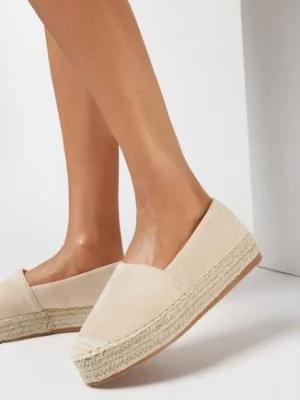 Beżowe Espadryle Thaxie vices