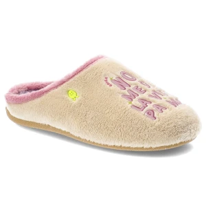 Beżowe Kapcie Gioseppo - Hot Potatoes Domowe Obuwie Damskie Hot Potatoes by Gioseppo