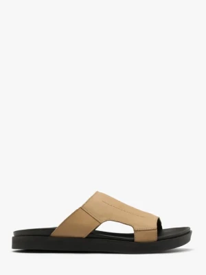 Beżowe klapki męskie Ryłko