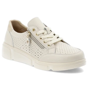 Beżowe Półbuty Filippo Modne Obuwie Damskie