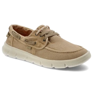 Beżowe Półbuty Jeep Modne Obuwie Męskie