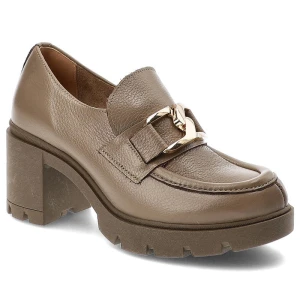 Beżowe Półbuty Lemar Damskie Wygodne Obuwie