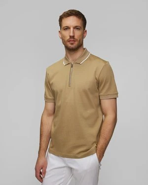 Beżowe polo męskie Hugo Boss H-Paras