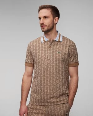 Beżowe Polo Męskie Lacoste Dh1417