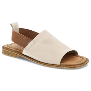 Beżowe Sandały Artiker Modne Obuwie Damskie