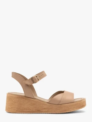 Beżowe sandały damskie Ryłko