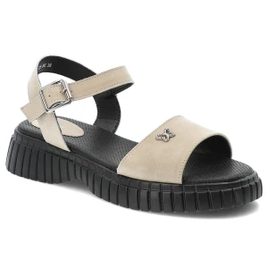 Zdjęcie produktu Beżowe Sandały Filippo Modne Obuwie Damskie