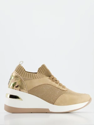 BEŻOWE SNEAKERSY 50C1205 BEIGE Venezia