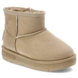 Beżowe Śniegowce Big Star Ocieplane Buty Dziecięce