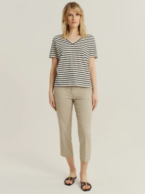 Beżowe spodnie 7/8 Greenpoint