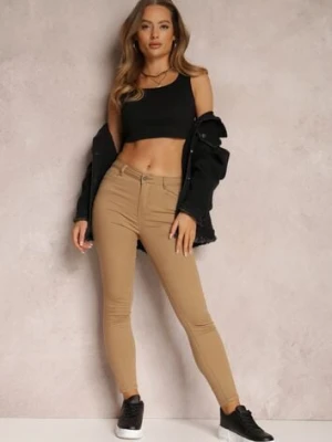 Beżowe Spodnie Skinny Eulalia daysie