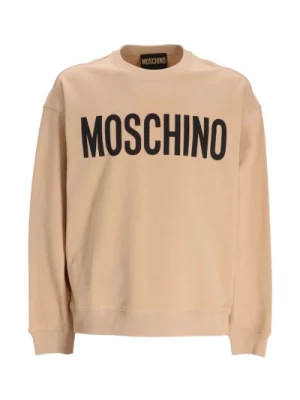 Beżowe Swetry dla Kobiet Moschino