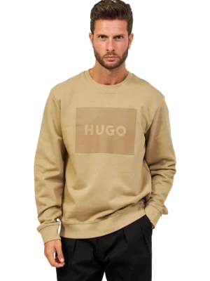 Beżowe Swetry Hugo Boss