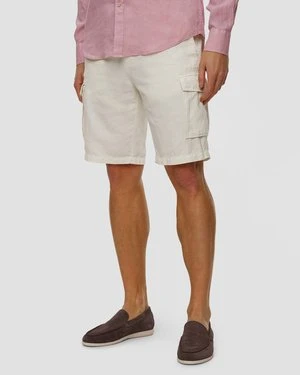 Beżowe Szorty Męskie Z Lnem Paul&shark Paul and Shark