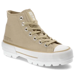 Zdjęcie produktu Beżowe Trampki Big Star Modne Buty Damskie