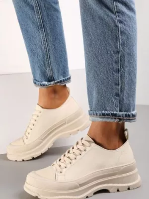 Beżowe Trampki Cythobe