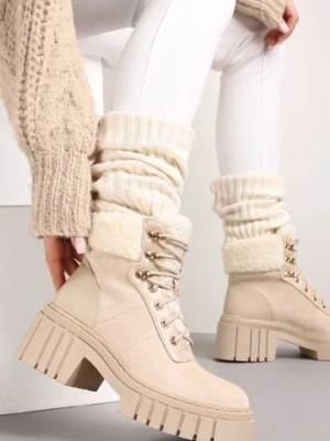 Beżowe Traperki Findlay