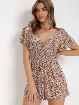 Beżowo-Bordowy Kombinezon Aedinna cflo