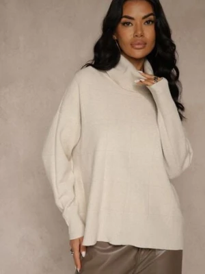 Beżowy Casualowy Golf Tusara