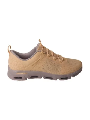 Beżowy/Fioletowy Glide-Step Sneaker Damski Skechers