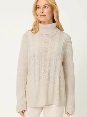 Beżowy golf damski Cora – Liaison en Vogue Olsen