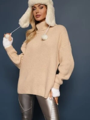 Beżowy Golf Oversize Malia by swan