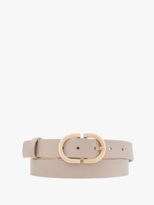 Beżowy pasek damski Ryłko