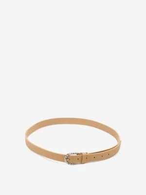 Beżowy Pasek z Metaliczną Klamrą Filessa jordan