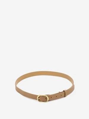 Beżowy Pasek z Zaokrągloną Klamrą Volressa jordan