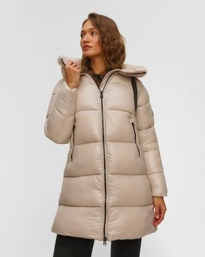 Beżowy Płaszcz Damski Save The Duck Isabel