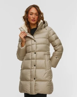 Beżowy Płaszcz Puchowy Damski Bogner Nicci-df1