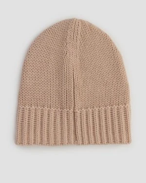 Beżowy Sweter Kaszmirowy Damski Allude