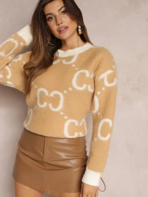 Beżowy Sweter Oversize Pasithoe Yu & Me