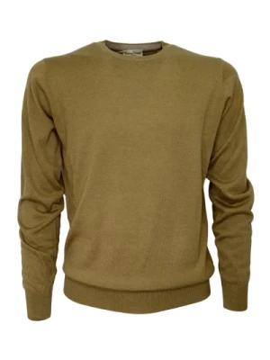 Beżowy sweter z ekipą 1535 Cashmere Company
