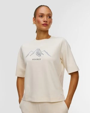 Beżowy T-shirt Damski Bogner Dorothy