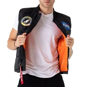 Bezrękawnik Alpha Industries Puffer Vest NASA 11812403 - czarny