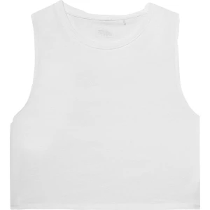 Bezrękawnik, crop top damski 4FWSS24TSLEF071 4F