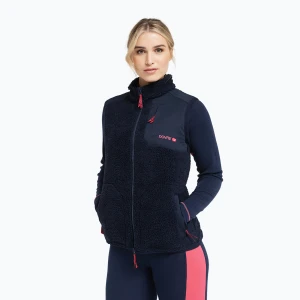 Bezrękawnik damski Dovre Teddy Fleece navy Granatowy