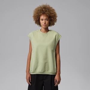 Bezrękawnik damski Jordan Flight Fleece - Zieleń