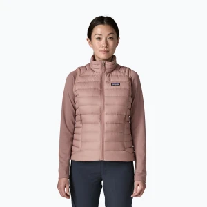 Bezrękawnik damski Patagonia Down Sweater moonrise taupe Różowy