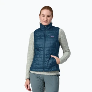 Bezrękawnik damski Patagonia Nano Puff lagom blue